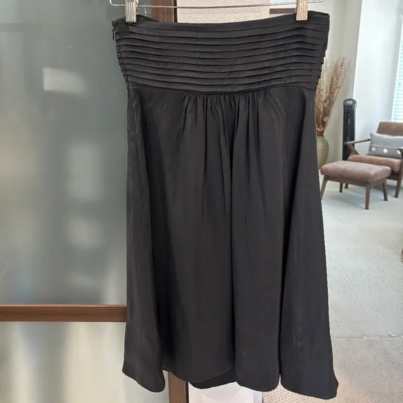 Banana Republic A-line Strapless Dress - Black Size 0 - Picture 4 of 8